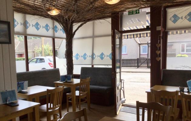 Inside Flounders community cafe