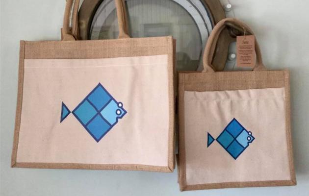 Palnackie village shop bags