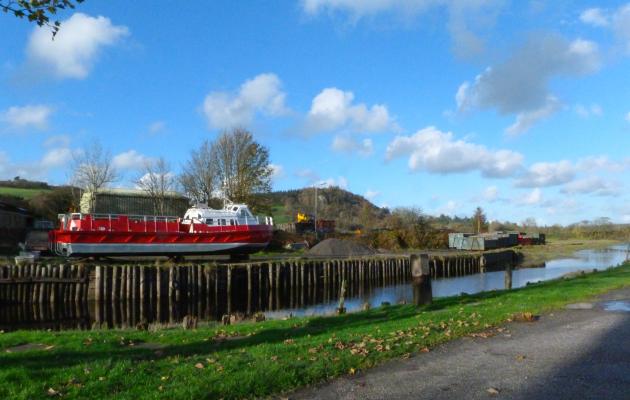 Palnackie Port when empty